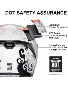 Casco Integral TRIANGLE FF351 Doble Visor Solar Mediano 2