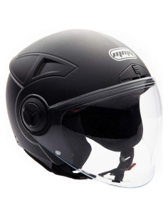 Casco Abierto MMG Blaze Negro Mate Mediano DOT