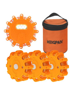 Kit de Luces de Emergencia HEIGPAN GP904 LED 4Pack 9 Modos