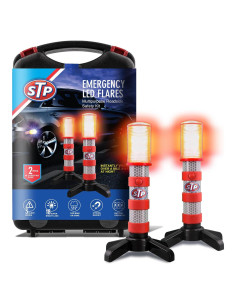 Flares LED de Emergencia STP - 3 Modos, Alta Visibilidad