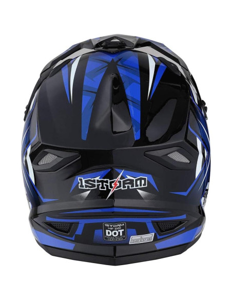 Casco de Motocross 1Storm HF801 Mediano Azul Casco de Motocross 1Storm HF801 Mediano Azul