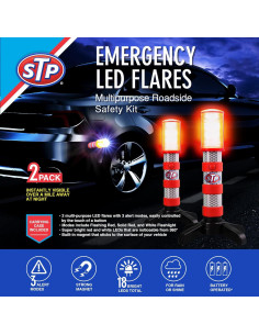 Flares LED de Emergencia STP - 3 Modos, Alta Visibilidad 2