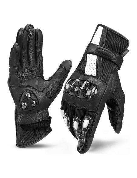 Guantes de motocicleta INBIKE con nudillos duros y táctil