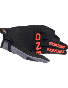 Guantes Alpinestars Radar Magnet Rojo Neón Talla S 2