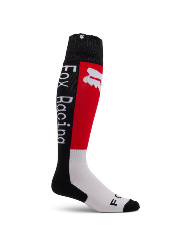 Calcetín de Motocross Fox Racing 180 Lean Rojo/Blanco
