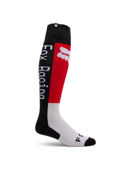 Calcetín de Motocross Fox Racing 180 Lean Rojo/Blanco