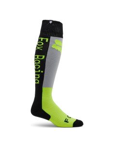 Calcetín de Motocross Fox Racing 180 Lean Gris/Amarillo P