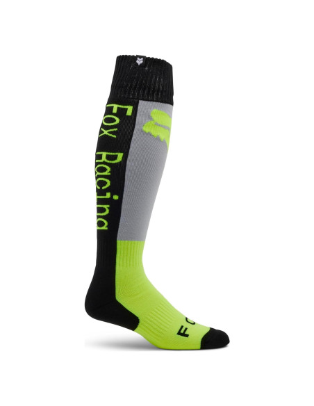 Calcetín de Motocross Fox Racing 180 Lean Gris/Amarillo P