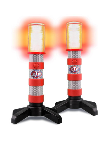 Flares LED de Emergencia STP - 3 Modos, Alta Visibilidad