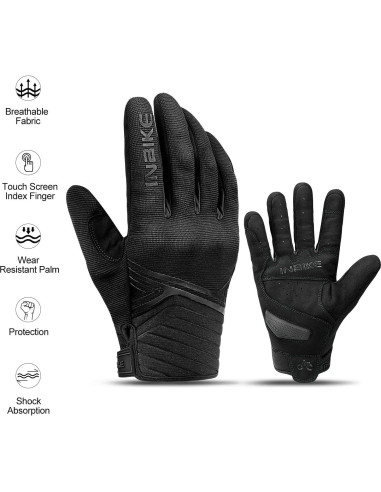 Guantes de Montaña INBIKE Táctiles y Antichoque para Ciclismo