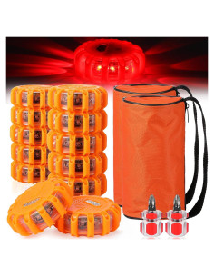 Kit de Luces LED de Emergencia Tallew - 12 Piezas, 9 Modos