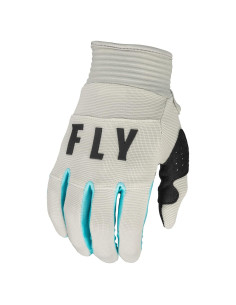 Guantes Fly Racing F-16 2023 Adulto Gris Claro/Azul Cielo