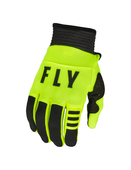 Guantes Fly Racing F-16 2023 Adulto Hi-Vis Negro X-Grande