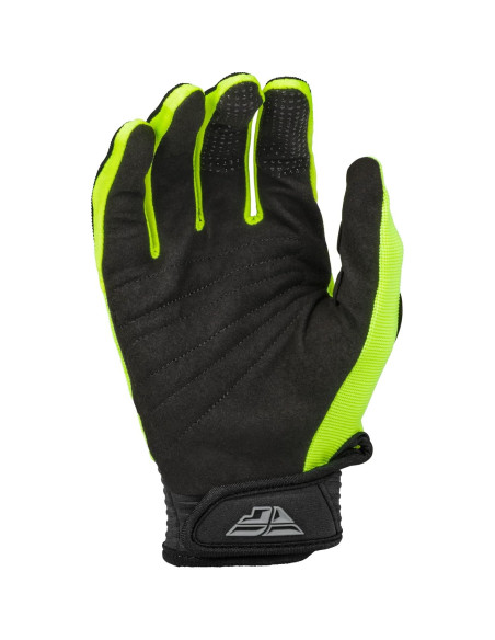 Guantes Fly Racing F-16 2023 Adulto Hi-Vis Negro X-Grande