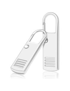 Paquete de 8 tiradores de cremallera metálicos CooBigo