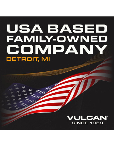 Correas de Amarre VULCAN 1.6" x 2-Pack 726kg Naranja