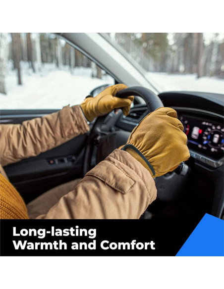 Guantes de Trabajo Toolant de Cuero Invierno T. Pequeño