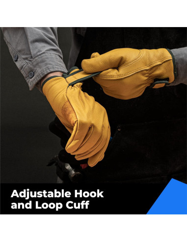 Guantes de Trabajo Toolant de Cuero Invierno T. Pequeño