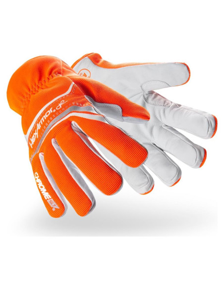 Guantes de trabajo HexArmor 4075 A6 Palma de cuero Mediano