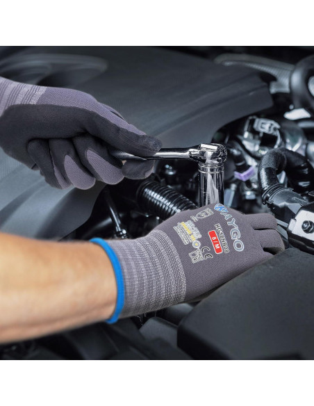 Guantes de Trabajo KAYGO KG18NB Nitrilo MicroFoam 12 Pares