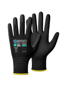 Guantes de Trabajo KAYGO KG18NB Nitrilo Transpirables 3 Pares