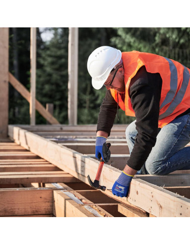 Guantes de Trabajo KAYGO KG18NB Nitrilo MicroFoam Azul M