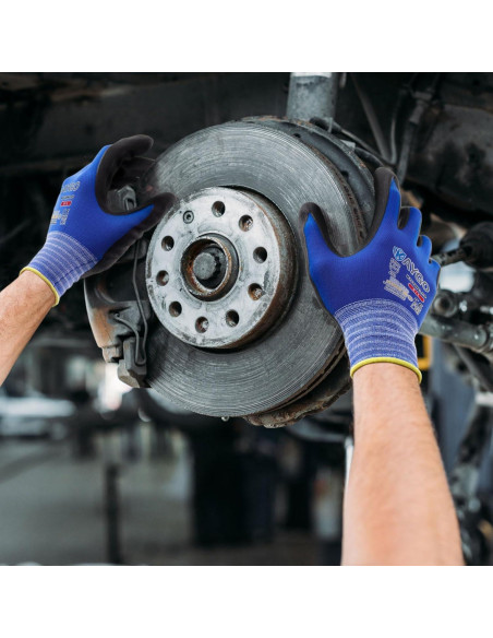 Guantes de Trabajo KAYGO KG18NB Nitrilo MicroFoam Azul M