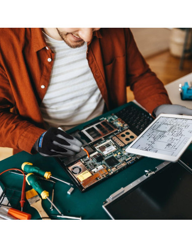 Guantes de Trabajo KAYGO KG15P 12 Pares Táctiles Pequeños