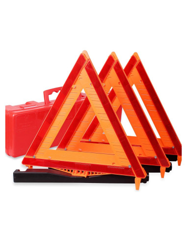 Kit de Triángulos de Advertencia Cartman 3PK - Reflectantes