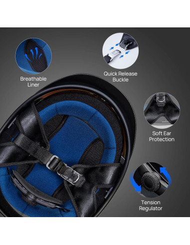 Casco Abierto ILM 210V para Motocicleta Telaraña XL