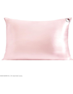Funda de Almohada Kitsch Hello Kitty Satén Estándar Rosa 2
