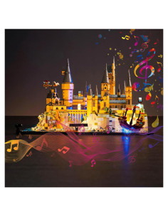 VONADO Kit de Luz LED Musical para LEGO 76419 Hogwarts