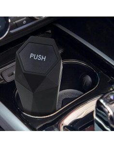 Basurero de coche BFXM con tapa, 600ml, compacto y duradero 2