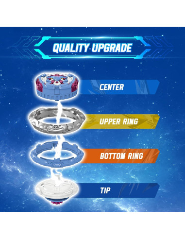 Juguete de Batalla INFINITY NADO Fénix Guerrero Dorado