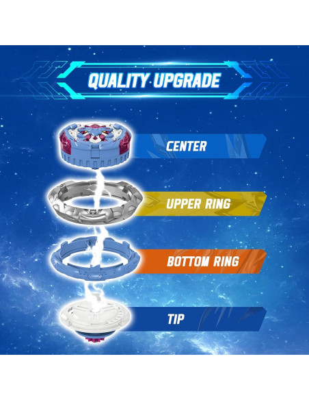 Juguete de Batalla INFINITY NADO Fénix Guerrero Dorado