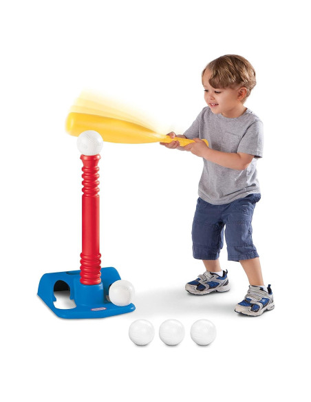 Conjunto T-Ball Little Tikes Rojo 5 Pelotas para Niños Conjunto T-Ball Little Tikes Rojo 5 Pelotas para Niños