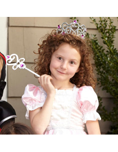 Disfraz de Princesa Melissa & Doug - Vestido Rosa 3 Piezas 2