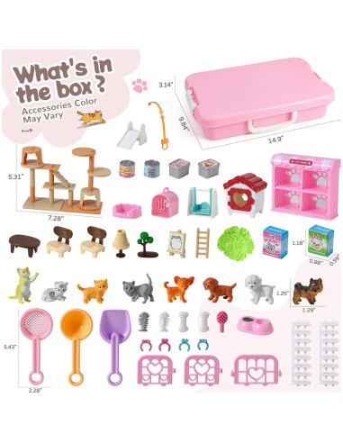 Caja Sensorial KNASON para Gato y Perro con Arena 0.91 kg