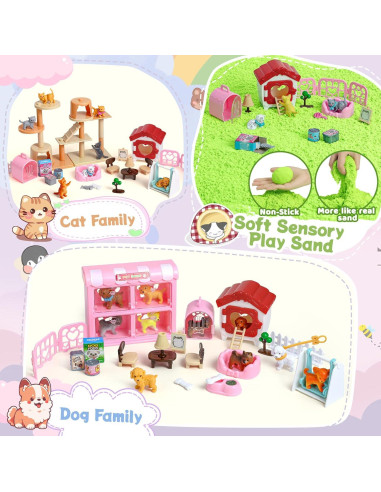 Caja Sensorial KNASON para Gato y Perro con Arena 0.91 kg