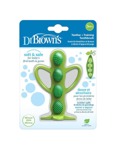 Mordedor y Cepillo de Entrenamiento Dr. Brown's 100% Silicona 3m+