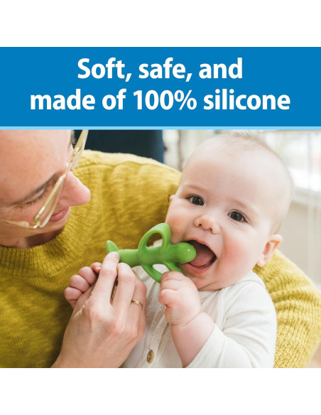 Mordedor y Cepillo de Entrenamiento Dr. Brown's 100% Silicona 3m+