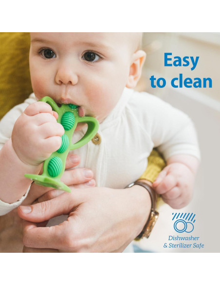 Mordedor y Cepillo de Entrenamiento Dr. Brown's 100% Silicona 3m+