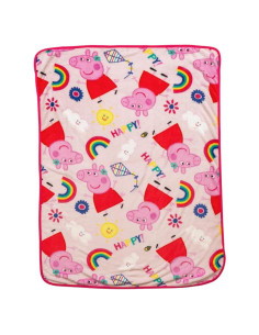 Manta Peppa Pig Franco 101.6x127 cm Toque de Seda