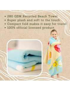 Toalla de Playa Franco Peppa Pig 100% Reciclada 147x71 cm 2