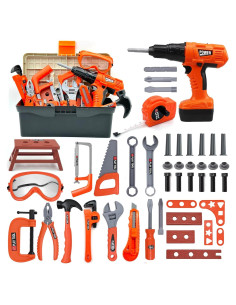 Juego de Herramientas para Niños TOYS FACTORY 48 Piezas