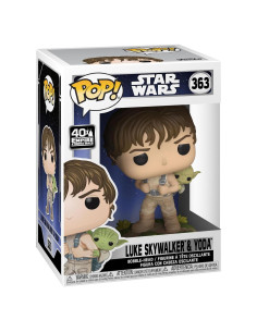 Funko Pop! Star Wars - Luke con Yoda 9.5 cm