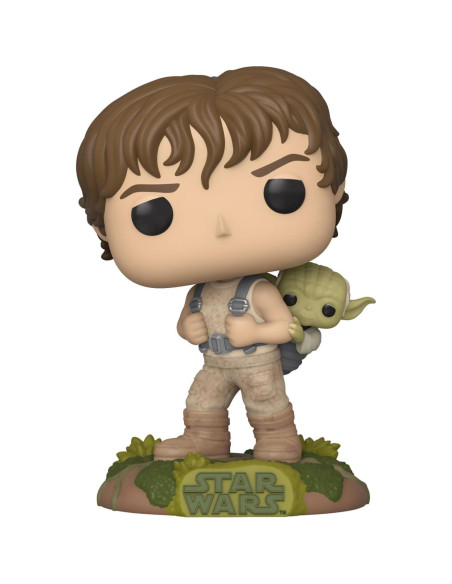 Funko Pop! Star Wars - Luke con Yoda 9.5 cm