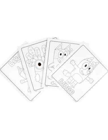 Conjunto Color Wonder Crayola Bluey 18 Páginas y 5 Marcadores