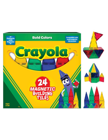 Baldosas Magnéticas Crayola Bold, Set de 24 Piezas