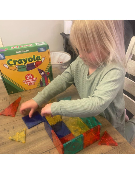 Baldosas Magnéticas Crayola Bold, Set de 24 Piezas